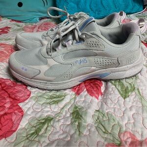 Ryka Women's Light Gray and Lavender Sneakers